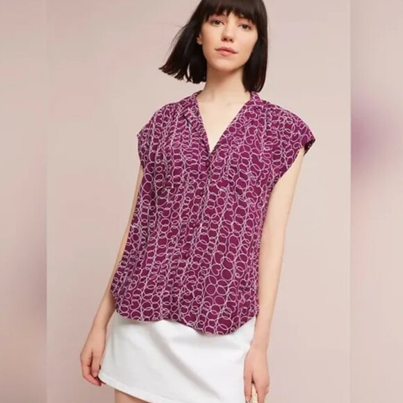 Maeve button down raffine top - Picture 1 of 6